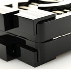 Plexiglass Barcode Boy Brick Lego Clutch Black
