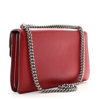 Dollar Calfskin Swarovski Crystal Small Dionysus Shoulder Bag Hibiscus Red