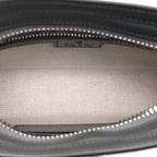 GG Supreme Monogram Textured Dollar Calfskin Web Small Ophidia Shoulder Bag  Grey Black Graphite Grey