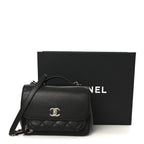 Caviar Quilted Medium Business Affinity Flap Black