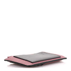 Soft Grained Calfskin Coin Card Holder Plumrose Ebony