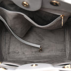 Caviar Studded Medium Deauville Tote Grey