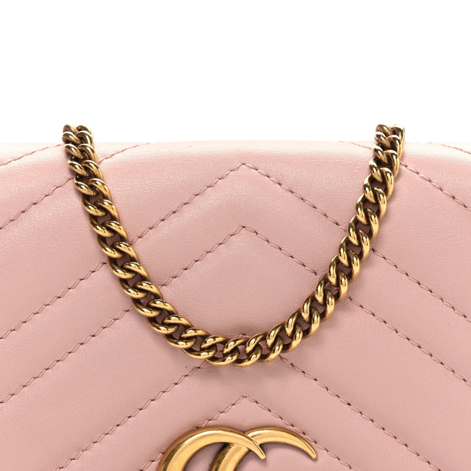 Calfskin Matelasse GG Marmont Mini Bag  Perfect Pink