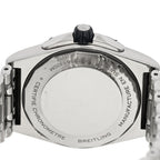 Stainless Steel Diamond Bezel 38mm Chronomat Automatic Watch Ice Blue A17356