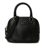 Microguccissima Mini Dome Bag Black