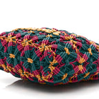 Calfskin Macrame Mini Chanel 22  Green Purple Yellow