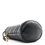 Calfskin Matelasse Mini GG Marmont 2.0 Bucket Bag Black