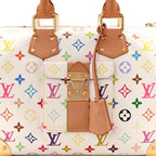Monogram Multicolor Speedy 30 White