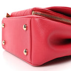 Caviar Quilted Small Business Affinity Flap Pink