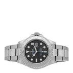 Stainless Steel Platinum 40mm Oyster Perpetual Date Yacht-Master Watch Slate 126622