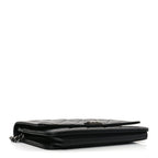 Lambskin Quilted Boy Wallet On Chain WOC Black