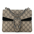GG Supreme Monogram Mini Dionysus Shoulder Bag Black
