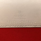 Guccissima Mini Cherry Chain Bag White