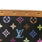 Monogram Multicolor Pochette Accessories Black