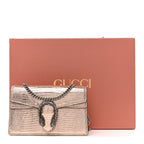Metallic Lizard Super Mini Dionysus Bag Rame