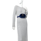 Velvet Matelasse GG Marmont Belt Bag 85 34 Cobalt Blue