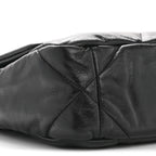 Goatskin Quilted Medium Chanel 19 Flap Black