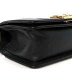 Caviar Quilted Small Boy Flap Black