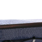 Matte Porosus Crocodile 18K White Gold Diamond Birkin 35 Bleu Brighton