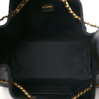 Caviar Quilted Small Chanel 25 Handbag Black