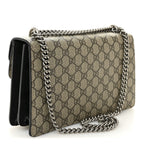 GG Supreme Monogram Small Dionysus Shoulder Bag Black