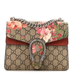GG Supreme Monogram Blooms Mini Dionysus Shoulder Bag Beige Multicolor Dry Rose