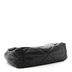 Lambskin Quilted Medium Chanel 19 Flap Black