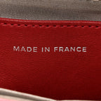 Lambskin Half Moon Wallet On Chain WOC Red
