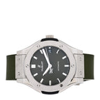 Titanium Rubber 38mm Classic Fusion Automatic Watch Green 565.NX.8970.RX