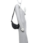 Deerskin Small Slouchy Banana Bag Espresso
