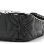 Goatskin Quilted Medium Chanel 19 Flap Black