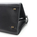 Polished Saddle Calfskin Soft Margaux 12 Black