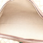 GG Supreme Monogram Textured Dollar Calfskin Web Medium Ophidia Carry-On Duffle Bag Beige Ebony New Acero