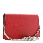 Calfskin Super Mini Dionysus Shoulder Bag Hibiscus Red