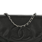 Caviar Half Moon Wallet On Chain WOC Black