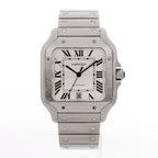 Stainless Steel 39.8mm Santos De Cartier Automatic Watch