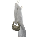 Nappa Intrecciato Teen Jodie Hobo Travertine