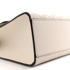 Guccissima Medium Padlock Shoulder Bag Mystic White