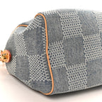 Damier Denim 3D Speedy Bandouliere 25 Bleu