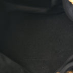 Suede Quilted Medium Chanel 25 Handbag Black