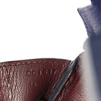 Togo Swift Officier Birkin 30 Bleu Encre Rouge H