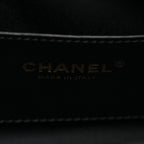 Washed Denim Quilted Mini Chanel 25 Handbag Black