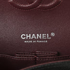 Caviar Quilted Small Double Flap Black