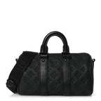 Monogram Taurillon Keepall Bandouliere 25 Black