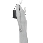 Grained Calfskin Small N/S Park Tote Black