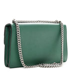 Pebbled Calfskin Small Dionysus Shoulder Bag Emerald