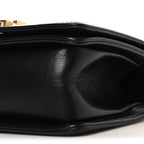 Caviar Quilted Small Boy Flap Black