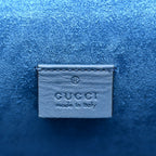 GG Supreme Monogram Medium Dionysus Shoulder Bag Blue