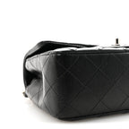 Lambskin Quilted Mini Rectangular Flap Black