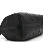 Calfskin Shadow Monogram Keepall Bandouliere 50 Black